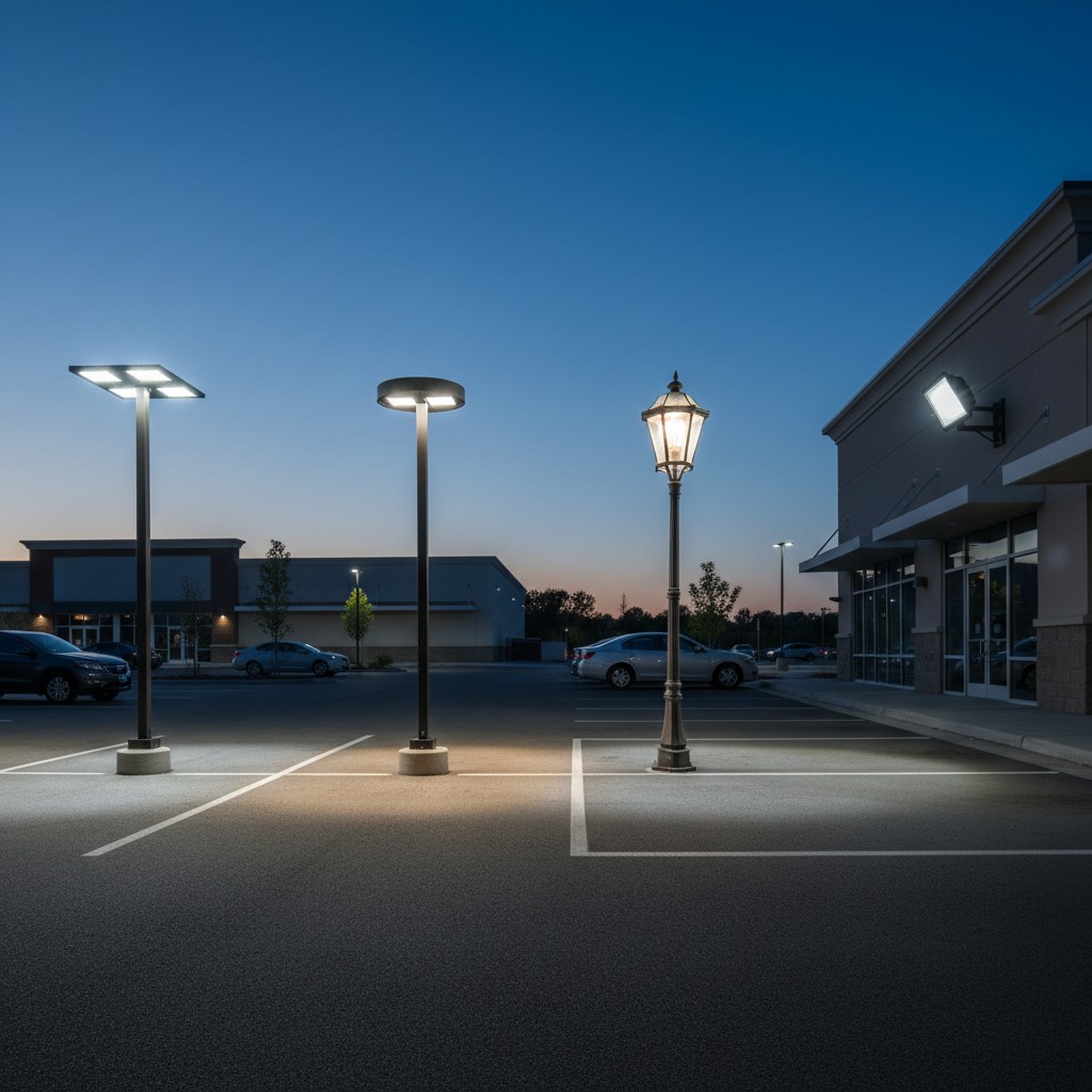Commercial Parking Lot Light Types: Boost Modern Safety